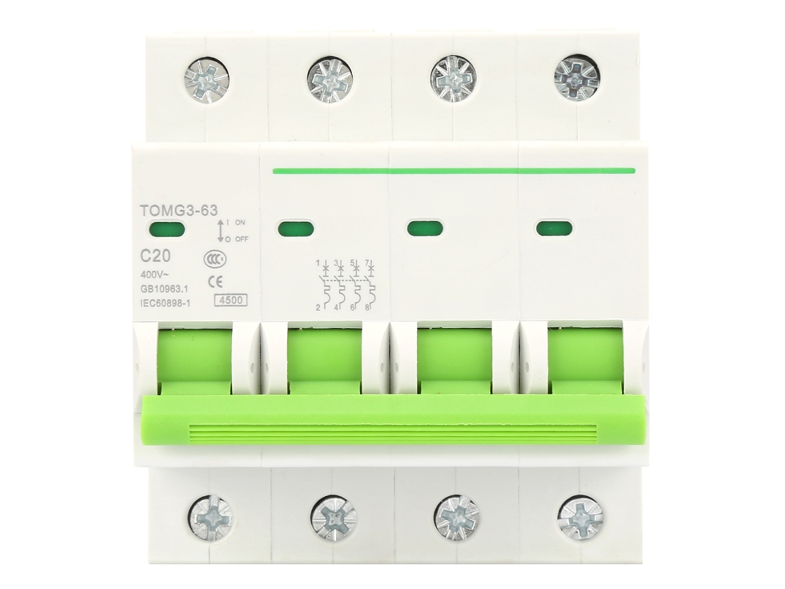Disjuntor Miniatura Tomg3 63 2p C Fugas 10a | S/MARCA
