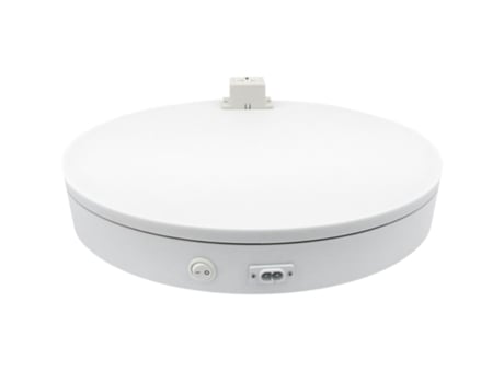 Base Giratória Elétrica PRIMEMATIK com Plugue Branco (50 cm)