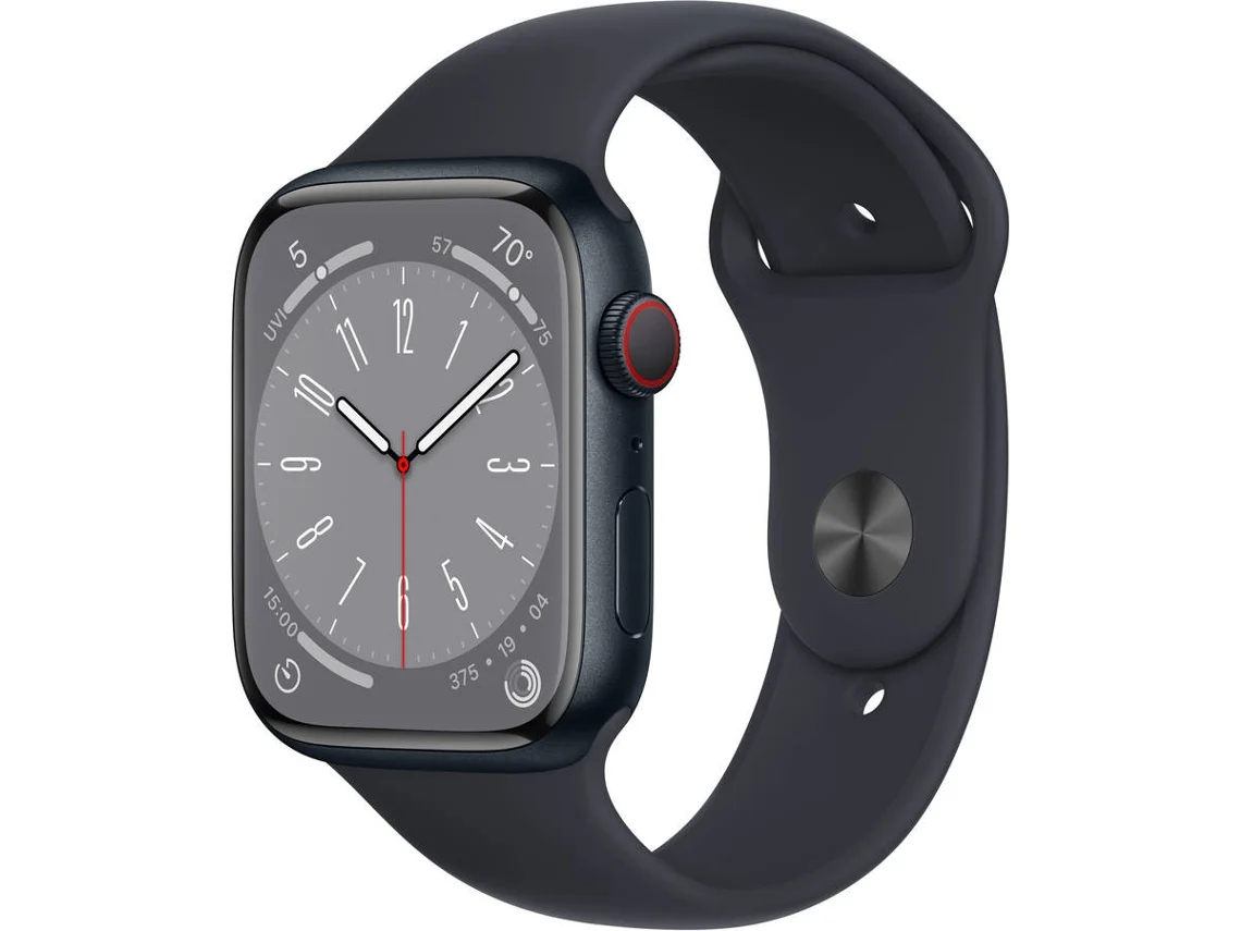 APPLE Watch Series 9 (Recondicionado Flippers Sinais de Uso - 45 mm - GPS - Alumínio Meia-noite)