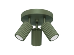 Sollux Sl.1620 Karbon Lámpara De Techo 3p Verde Oliva