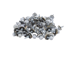 Fusíveis de tecido metálico autoperfurantes com cabeça hexagonal (com parafusos EPDM, bits de chave hexagonal Fenda compatíveis)