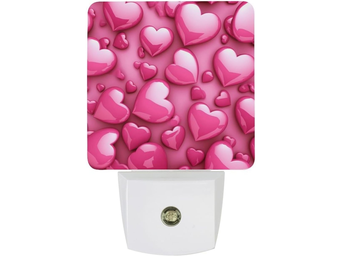 Luminária de parede noturna com sensor, luz noturna branca, lâmpada LED de baixo consumo para quarto e banheiro.