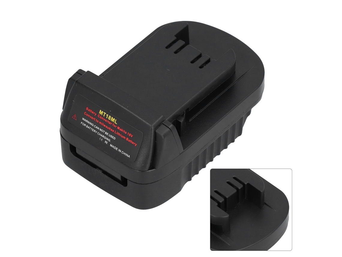 Kit Adaptador De Bateria Laxiscreed Para 18v Compatível Com Ferramentas Milwaukee, Fácil De Usar E De Alta Performance