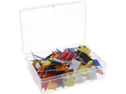100 Tachinhas Com Bandeiras De Cores Variadas