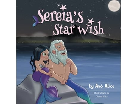 Livro Sereia’s Star Wish de Avó Alice (Inglês)