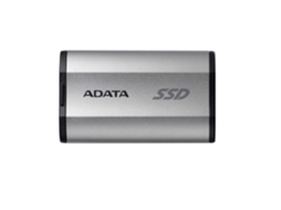 Disco rígido SSD externo Adata SD810 4000g/4GB com porta USB 3.2 C, prata (SD810 4000g/4GB)