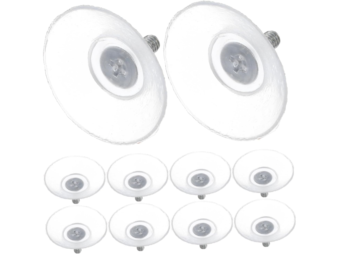 Ventosas de Plástico Transparente para Parafusos de Móveis. GOKOCO