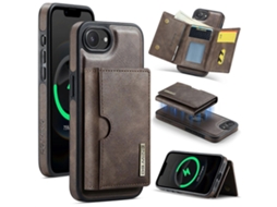 Bolsa Para Cartão Rfid Tripla Dobrável, Capa De Couro Removível Para Celular, Série M6 Da Dg.ming