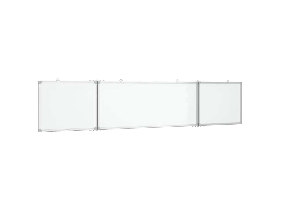 Maison Exclusive - Quadro Branco Magnético Dobrável 200x40x1,7 Cm Alumínio