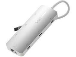 Adaptador Hub LINQ LQ49081 (Outlet Caixa Aberta - 8 em 1 - Usb-C)