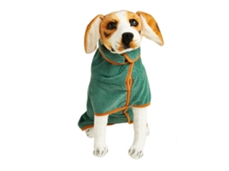 Roupão Absorvente, para Gatos, Secagem Rápida, Tamanho P, Verde AQUAFORGE