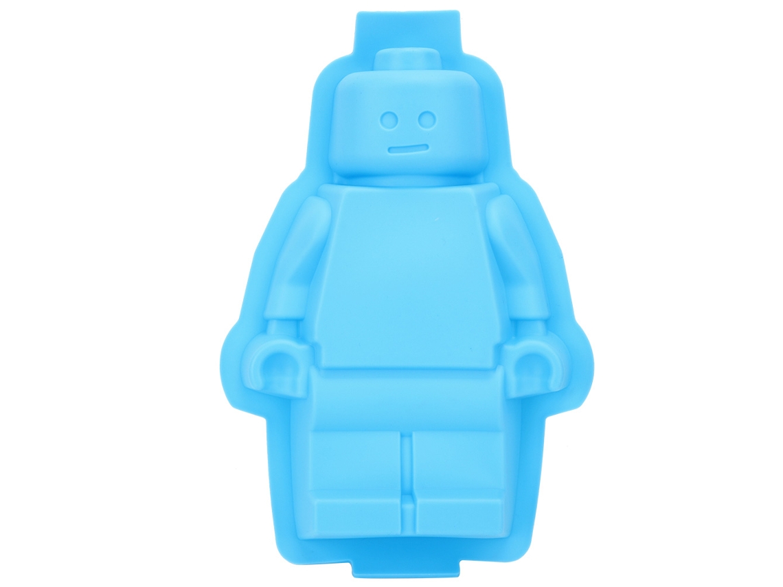 Molde De Silicone Em Forma De Robô Para Gelo Cubos Chocolate Fondant Bolo Ferramenta Diy