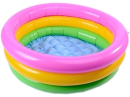 Piscina Inflável Infantil de Pvc Grosso para Diversão em Casa, Banheira Redonda com Estampa Pesca CHABERLU