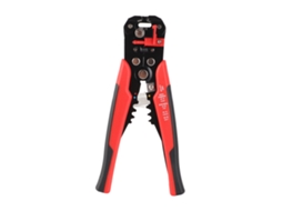 Alicate de Descasque Automático 8in Ajustável com Corte e Crimpagem para Fios 0.5 6mm Sjd1 Vermelho