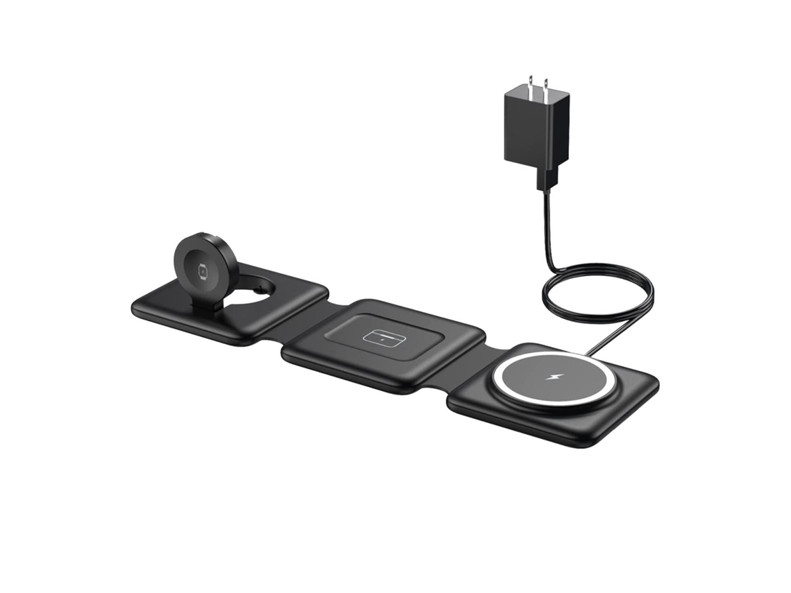Estação de Carregamento Magsafe 3 em 1 Preto YANYXR