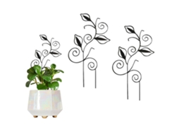 Suportes AQUAFORGE decorativos de metal para plantas, 2 unidades