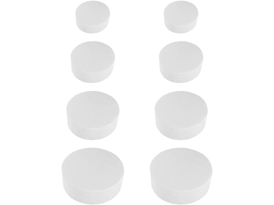 Conjunto de 8 bolas de boliche redondas de espuma Imikeya
