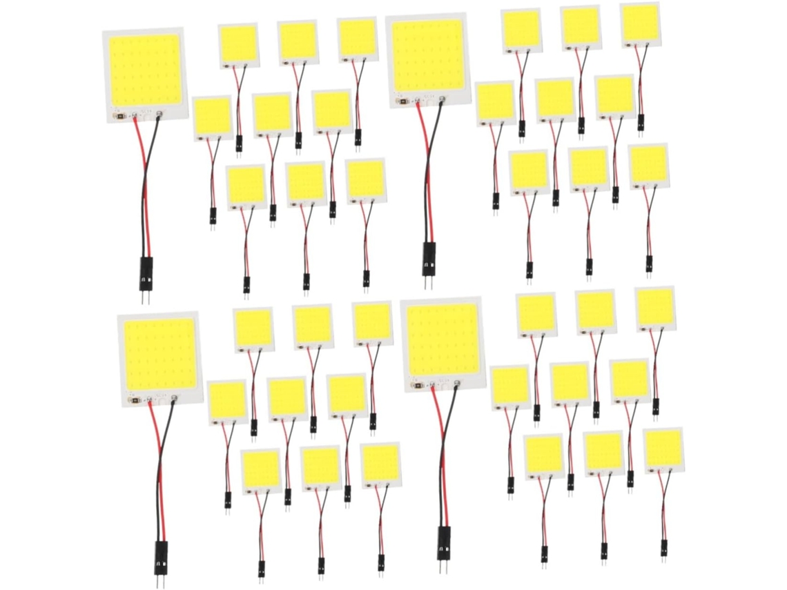 Conjunto De 4 Luzes Leitura Teto Led Coloridas, Lâmpadas Automotivas, Luz Interna