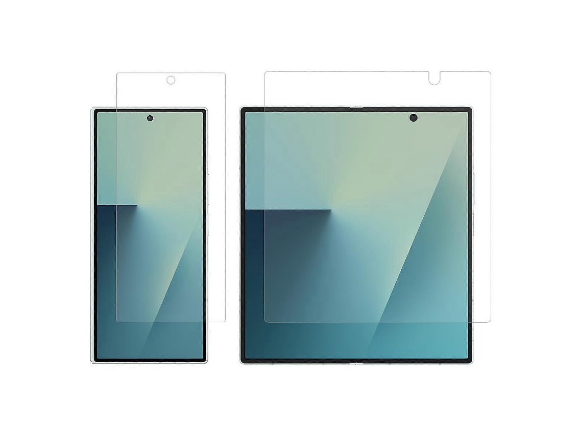 Protetor De Tela Tkdaddy Enkay Hat Prince Para Samsung Galaxy Z Fold7 5g Frontal Traseira Película Tpu Auto-reparadora Cobertura Total