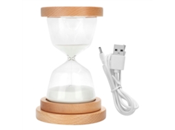 Luz Led Areia 15 Minutos Sensor Mesa Decoração Presente Amarela