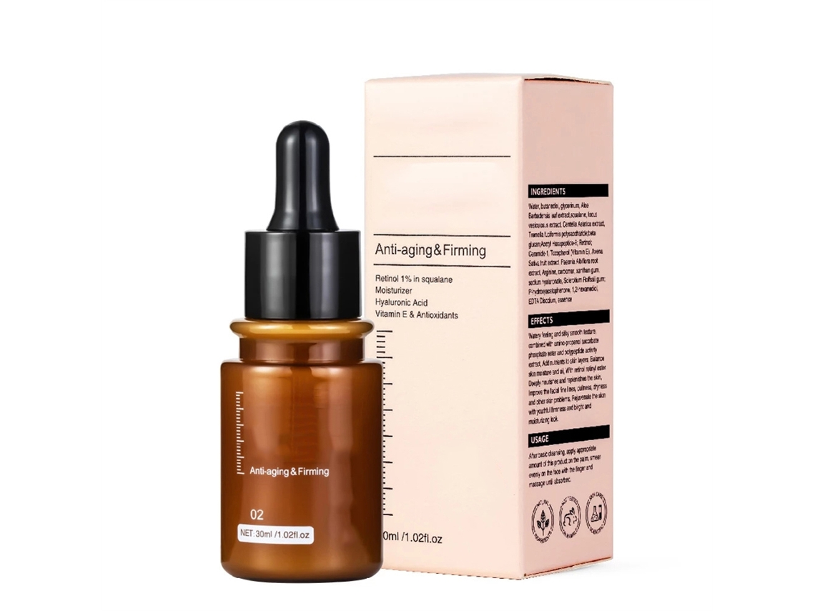 Sérum Facial De Retinol 30ml: Hidratante, Clareador, Reafirmante, Anti-rugas E Anti-idade Para Cuidado Facial
