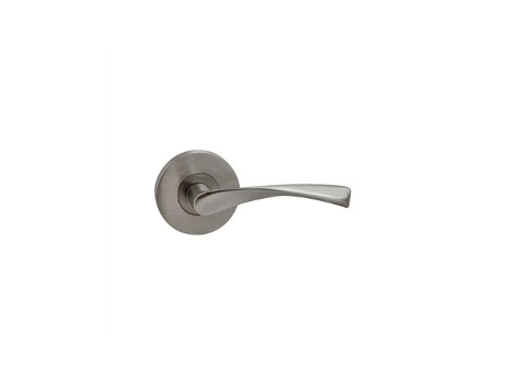 Conjunto De Alças De Roseta De Níquel Acetinado De 65 Mm Com Capas De Botão Sv R655 Jandel