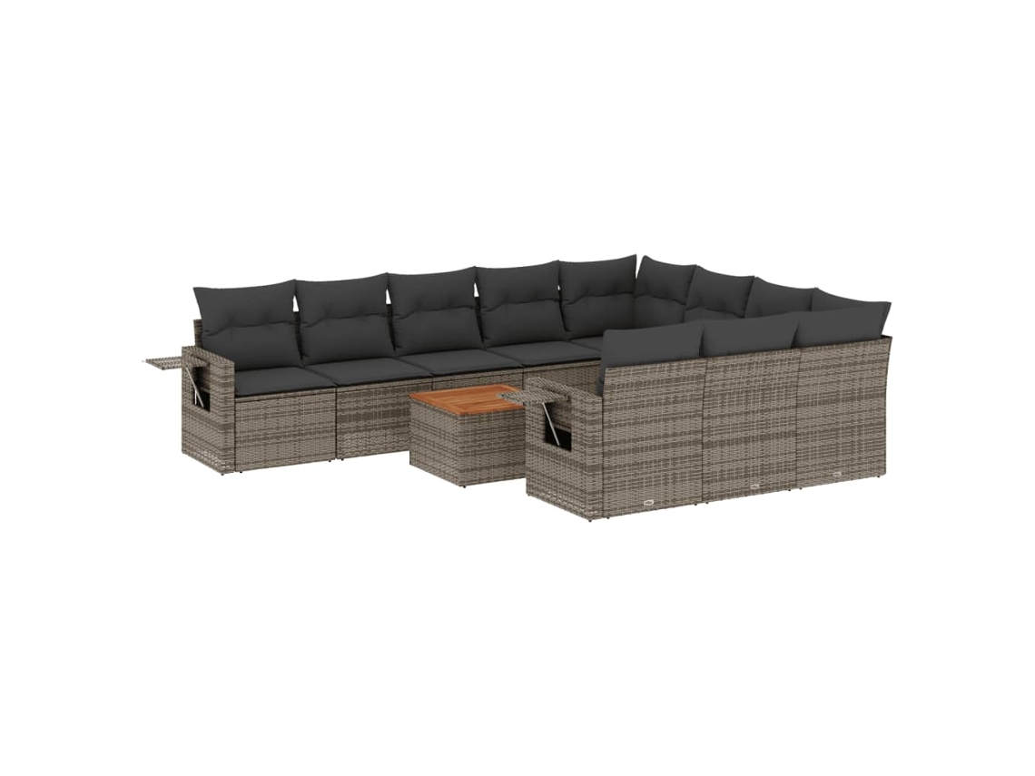 Garden Sofa Set, Garden Sofa Sets Vidaxl Cinzeto Rattan / Vime (n/a)