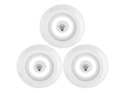 3 Unidades De Luz Para Armários De Espiga