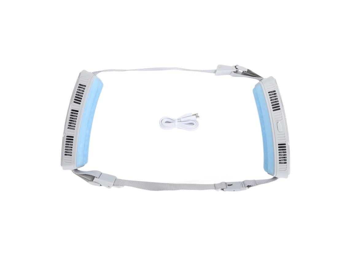 Ventilador Luvas de Cintura 3 Velocidades Prata