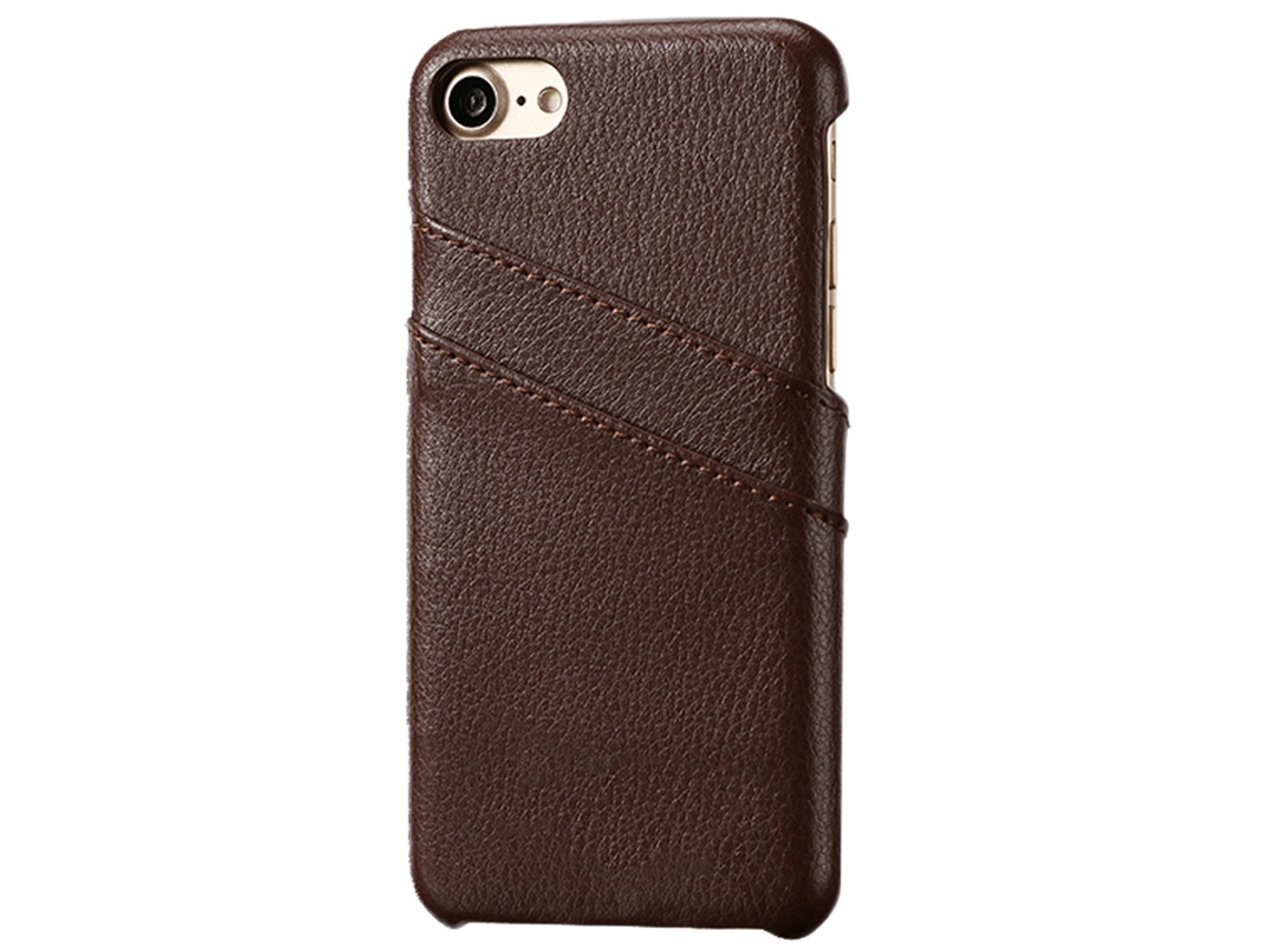 Capa Traseira de Telefone de Couro Bovino para Iphone 7 EOOCOO