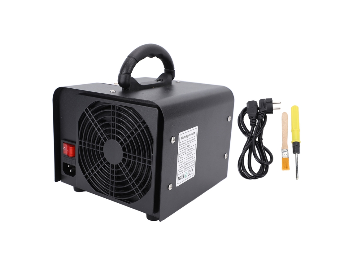 Gerador Portátil de Ozono para Eliminação de Odores em Casa, Carro e Armazém Até 4500 Sq.ft, 60000mg, Eu 220v LAXISCREED