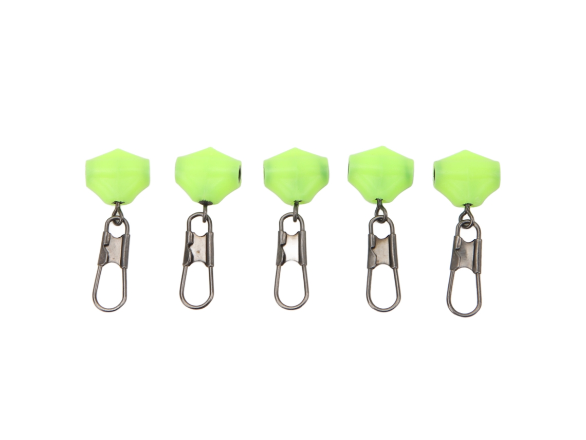Conector de Flutuador Pequeno T Verde para Pesca
