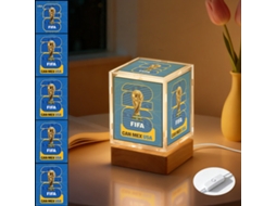 Luminária De Mesa Led Da Copa Do Mundo 2026 Com Tema Futebol, Alimentada Por Usb, Para Decoração De Quarto Torcedores, Eua, Plug, In Eua, In
