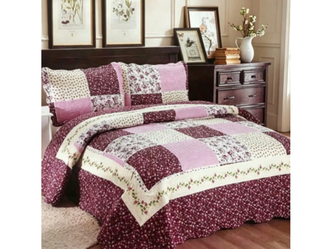 Manta Acolchoada Decorativa Quarto Solteiro Casal 190x260cm