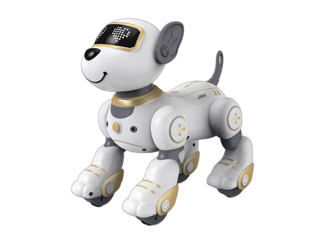 Robô Controle Remoto Com Dança, Música, Luzes, Programável, Brinquedo Interativo Para Crianças, Dourado