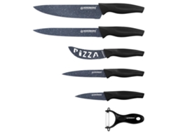 Conjunto de 6 Facas de Cozinha Cinzento NORTHIX
