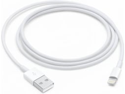 Cabo APPLE MD818ZM/A (USB - Lightning - 1m - Branco) — USB - Lightning | 1 m
