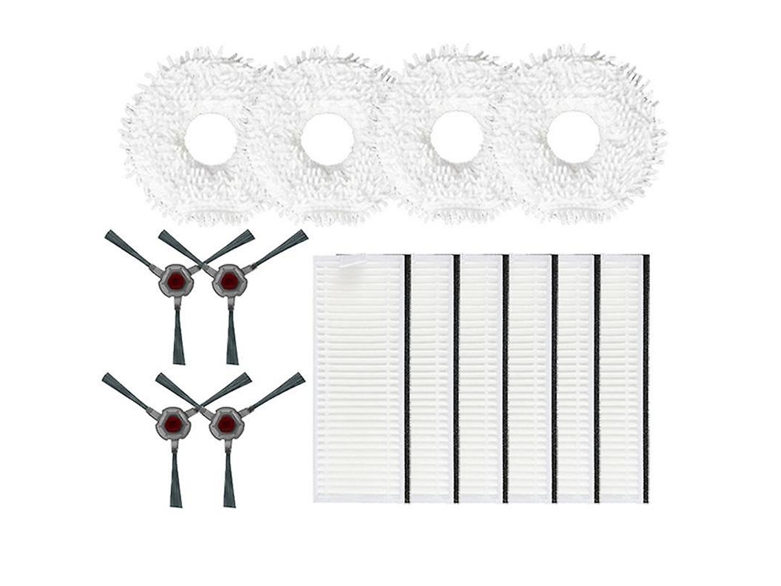 Acessórios de Aspirador Adequado para Dibao N9+ Robô Varredor Substituíveis Filtro Escova Lateral Limpeza