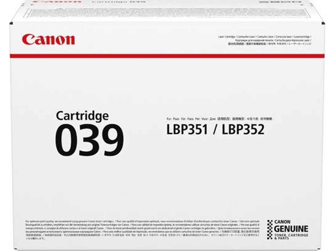 Toner CANON 039 - 0287C001