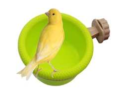 2026 bañera para Aves com Poleiro Desmontável, Acessório Multifuncional para Gaiolas de Papagaios