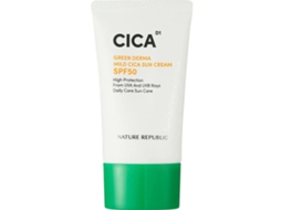 Protetor Solar Facial Spf 50, 50 Ml para Pele Sensível NATURE REPUBLIC