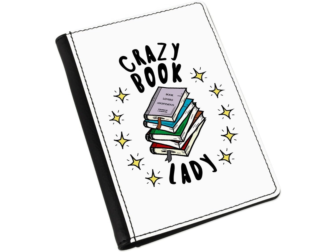 Capa para Passaporte Gift Base Crazy Book Woman Stars