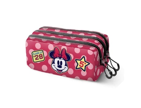 Disney Minnie Mouse Class Estojo Trick Fan 2.2, Rosa Karactermania