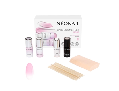 Kit De Manicure Profissional Neonail Baby Boomer Rose