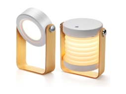 Abajur de Cabeceira, Luminária de Toque com Intensidade Ajustável, Recarregável Via Usb, 3 Níveis de Brilho, Design Moderno BRILVIBERA