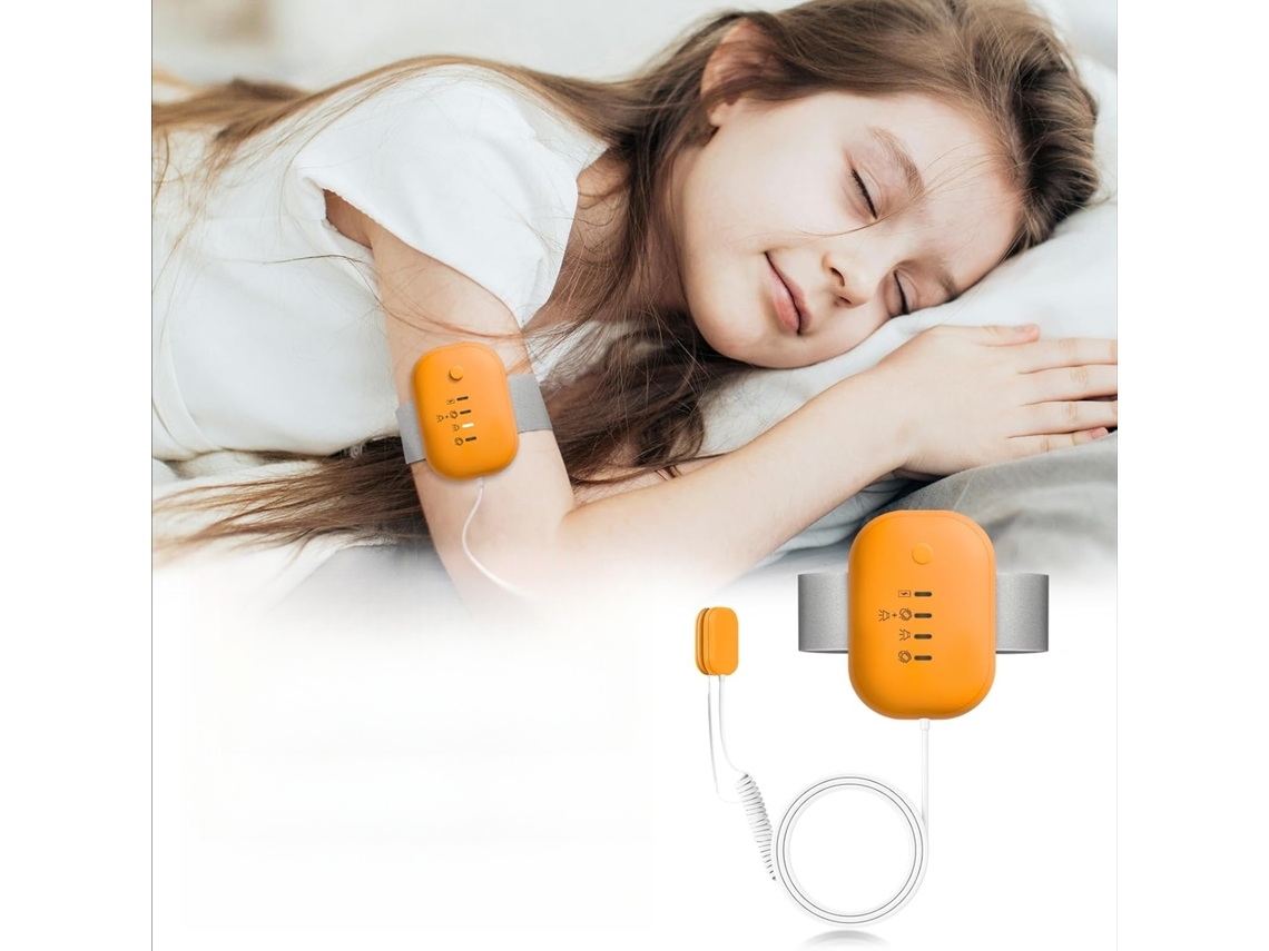 Alarme De Enurese Noturna: Modelo Magnético Inteligente, Adequado Para Crianças E Idosos - Laranja