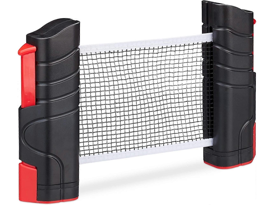 Rebe-red Y Negro Red Spring Extensível 180 cm para Mesa de Pingue-Pongue com Clipe para até 5 cm de Espessura