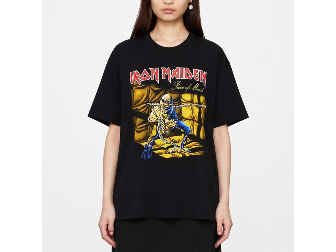 Iron Maiden Piece Of Mind T-shirt Classic Unisex Adults Size:m
