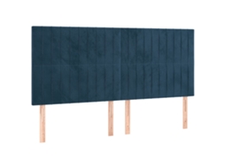 Headboard, Headboards Vidaxl Azul Veludo (160 Cm)