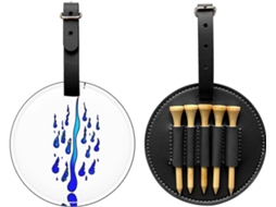 Bolsa para Guardar Tees de Golfe Fácil de Transportar e Mais Eficiente para Jogar Golfe Preta